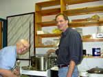 Fred and Randy.. master chefs!